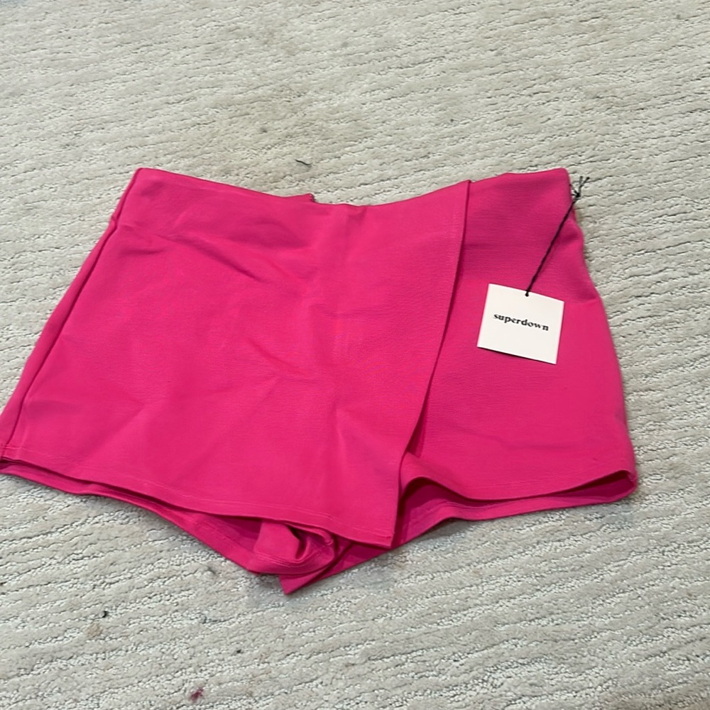 medium superdown hot pink sonya skort